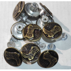 Гудзик  джинсовий  17мм