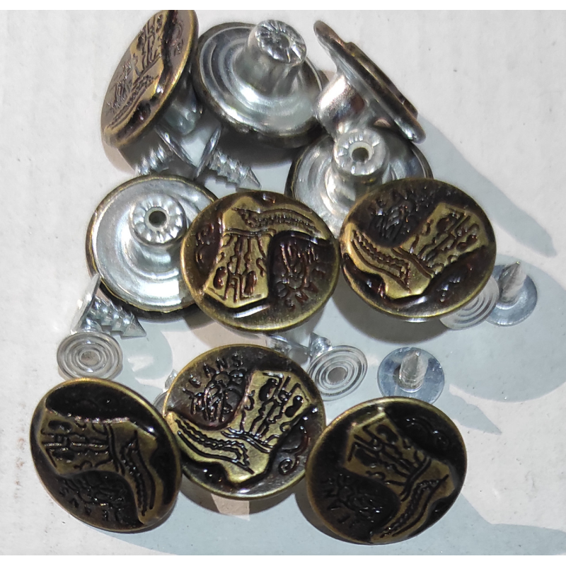 Гудзик  джинсовий  17мм