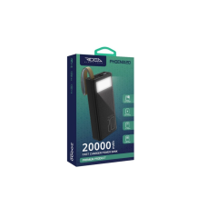 Power Bank Ridea RP-D20L Phoenix20 10W digital display + lamp 20000 mAh, Чорний