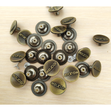 Гудзик  джинсовий нержавійка 20 мм