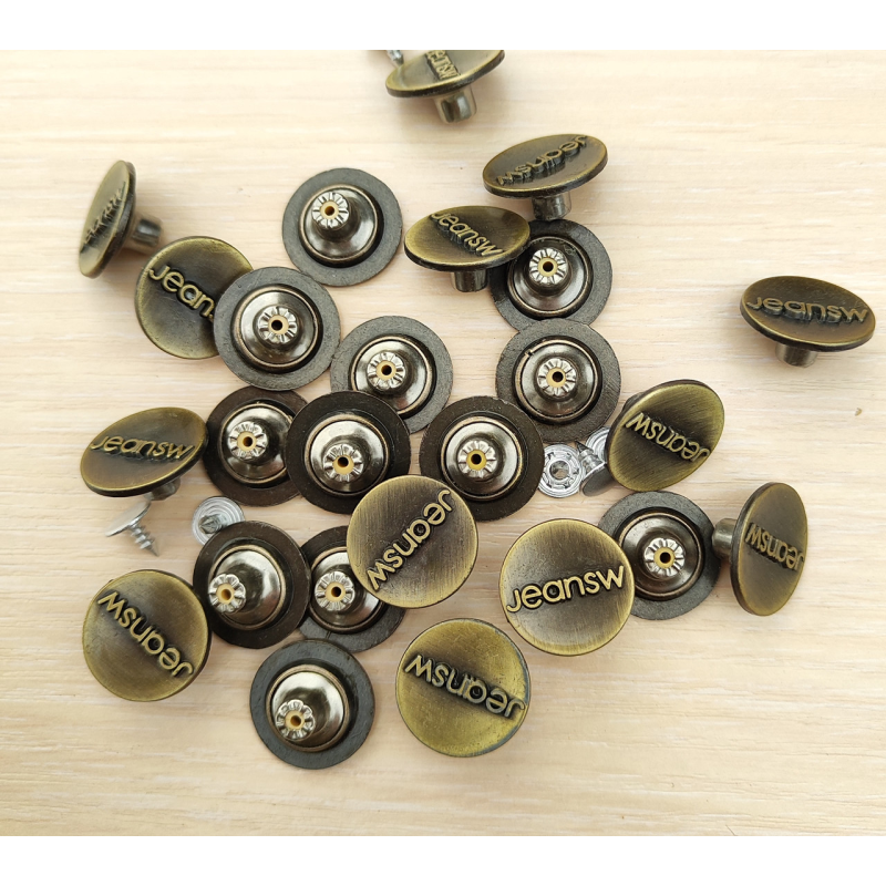 Гудзик  джинсовий нержавійка 20 мм