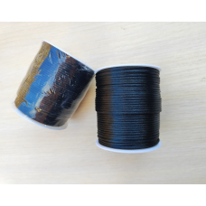 Атласний шнур 2.5 мм 100м чорна